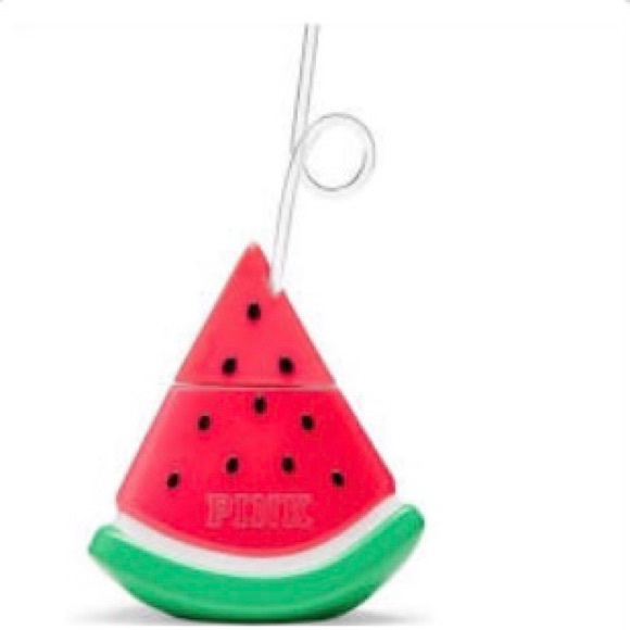 PINK VICTORIA’S SECRET  Watermelon Cup Water - Picture 2 of 2